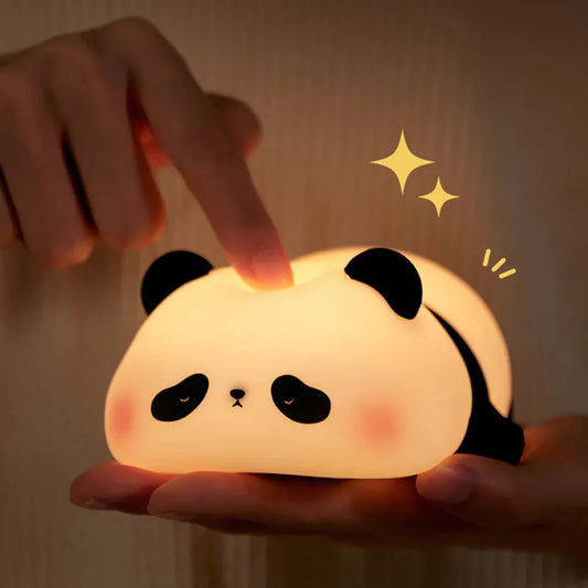 Cute Panda Silicone Night Light