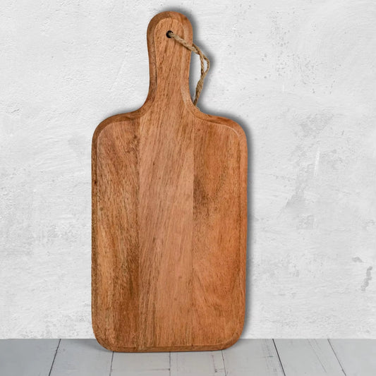 Premium Acacia Oar-Style Face-Grain Cutting Board