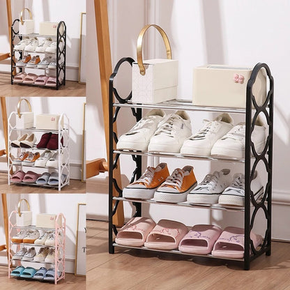 Multipurpose Premium Design Shoe Rack Non-Breakable Floor Standing Shoes Rack - 4 layer