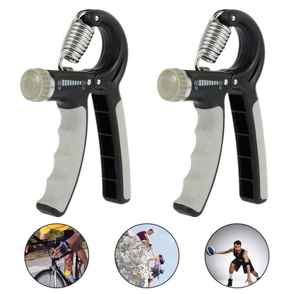 Hand Grips Strengthener – Adjustable Arm, Finger & Wrist Exerciser for Men & Women | Gym Fitness Training Gripper