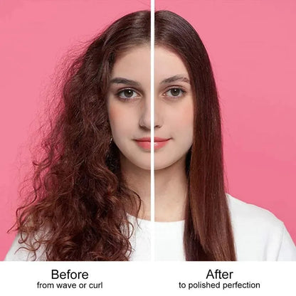 Hair Dryer with Comb 3‑in‑1, Hair Straightener & Curler for Easy Styling