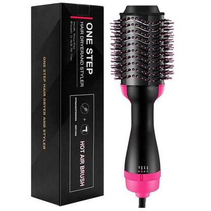 Hair Dryer with Comb 3‑in‑1, Hair Straightener & Curler for Easy Styling