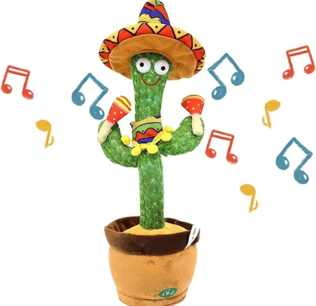 Rechargeable Dancing Cactus Toy for Kids