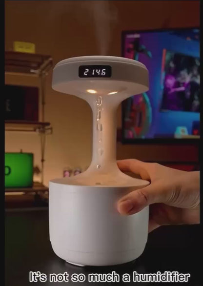 Antigravity Air Humidifier with Water Drop Effect (Random Color)